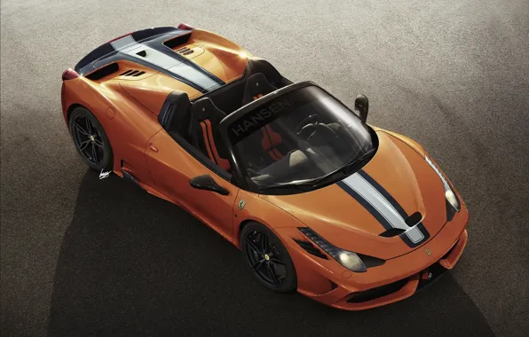 Ferrari, Orange, 458, Spider, Supercar, 2015, Speciale A, Hansen TYPE