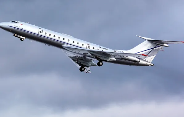 The sky, aviation, the plane, domestic, Tu-134