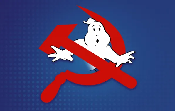 Picture Minimalism, Ghost hunters, Ghost, Joke, The hammer and sickle, The Specter Of Communism