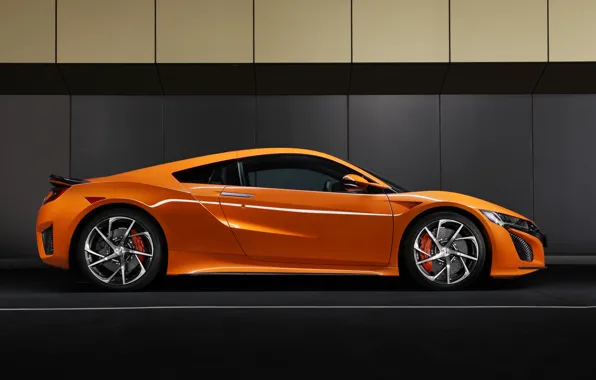 Honda, side view, NSX, 2019