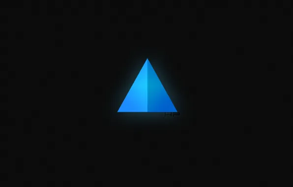 Black, triangle, minimalism