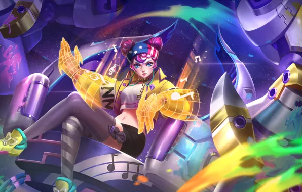 Look, girl, hands, gloves, Punk, art, Heroes of Newerth, Doctor Repulsor