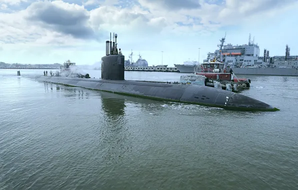 Submarine, atomic, SSN-764, USS Bosie