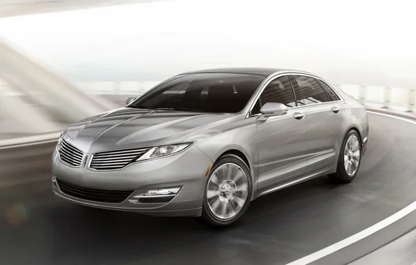 Picture road, Lincoln, sedan, the front, hybrid, hybrid, Lincoln, mkz