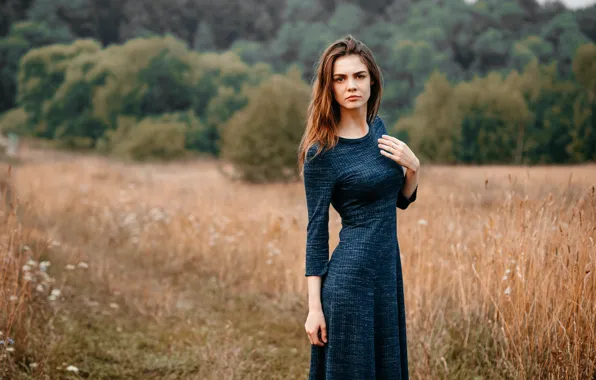 Picture summer, look, girl, figure, dress, beauty