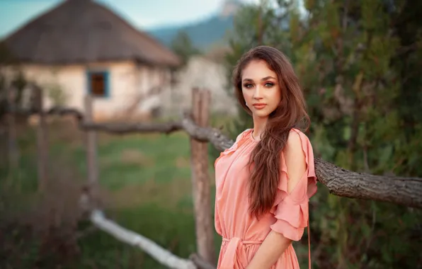 Look, girl, bokeh, Vika, Evgeniy Vigurskiy