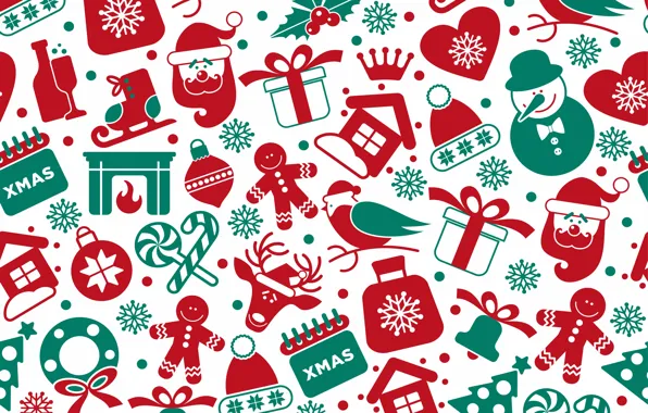 Background, vector, texture, christmas, winter, background, pattern, seamless
