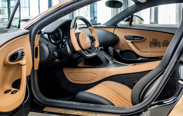 Bugatti, Chiron, car interior, Bugatti Chiron Super Sport Golden Era