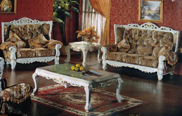 Design, style, room, interior, sofas, living room, tables