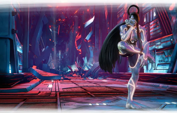 Smile, Street Fighter V, Seth, stands on one leg
