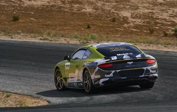 Picture coupe, Bentley, turn, back, Continental GT, Pikes Peak, 2019, 626 HP