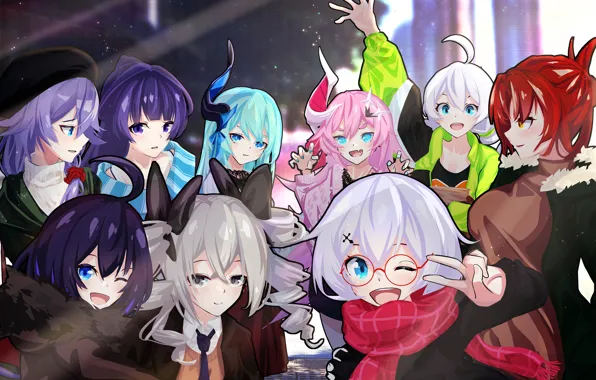 Girls, group, Honkai Impact 3rd