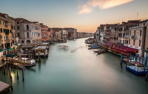 Italy, Venice, channel, Italy, Venice, cityscape, Panorama, channel