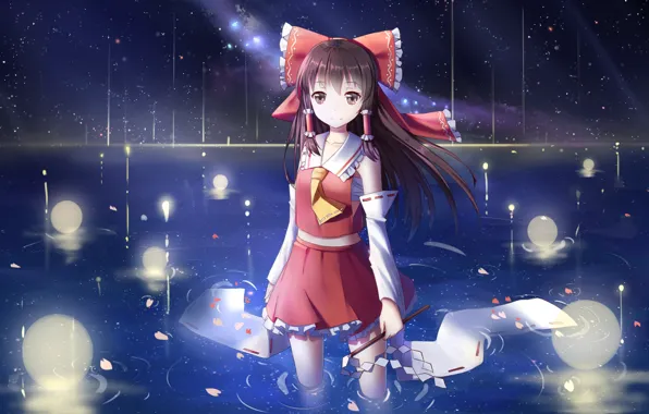 Girl, bow, Touhou, Touhou, Touhou