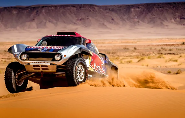 Sand, Auto, Mini, Sport, Desert, Speed, Rally, Dakar