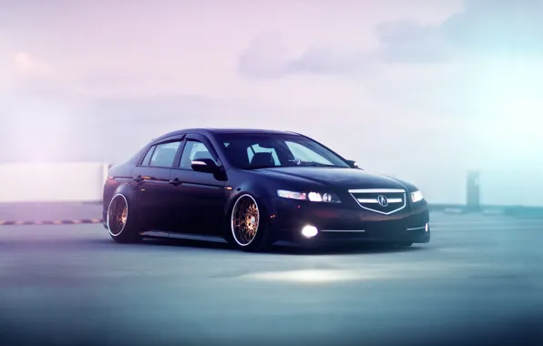 Tuning, car, stance, acura tl, Acura