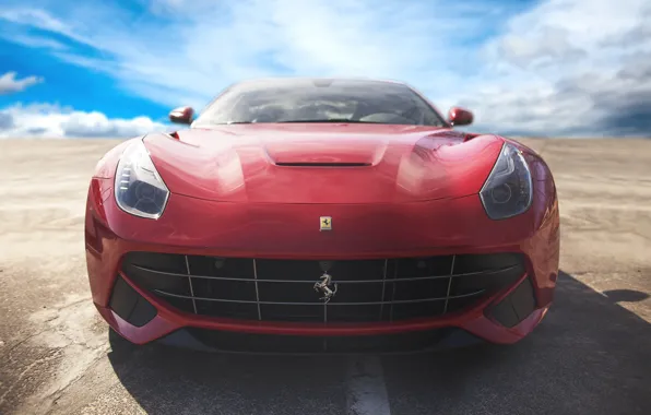 Red, Ferrari, Ferrari, Supercar, Berlinetta, F12, Berlinetta, F12