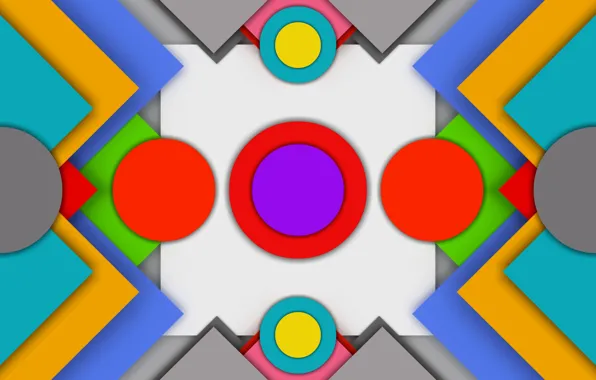 Circles, triangles, squares, layers