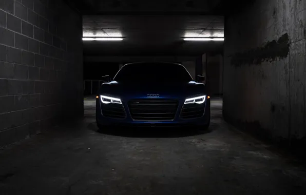 Audi, Blue, VAG, LED