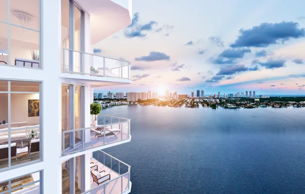 Picture home, the city, Bay, amazing views, Marina Palms
