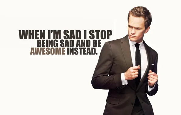 Quote, how i met your mother, Neil Patrick Harris, how I met your mother, Barney …