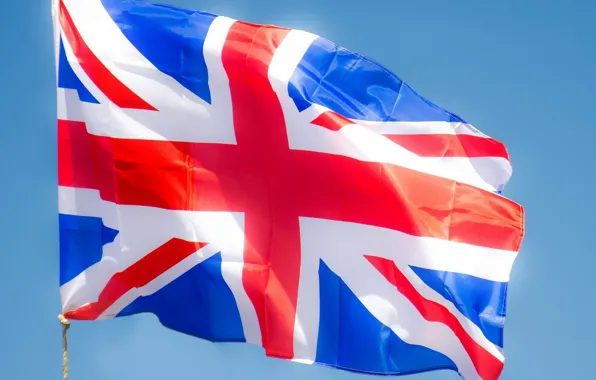 The sky, light, the wind, Wallpaper, England, flag, UK