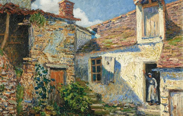 Picture home, picture, Francis Picabia, Francis Picabia, The Farm Yard. Sea-sur-Loing