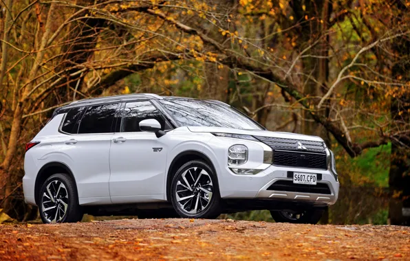 Auto, white, Wallpaper, technique, car, SUV, car, mitsubishi