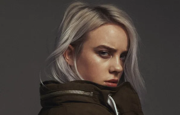Look, girl, hair, singer, singer, Billie Eilish, Billy Iles