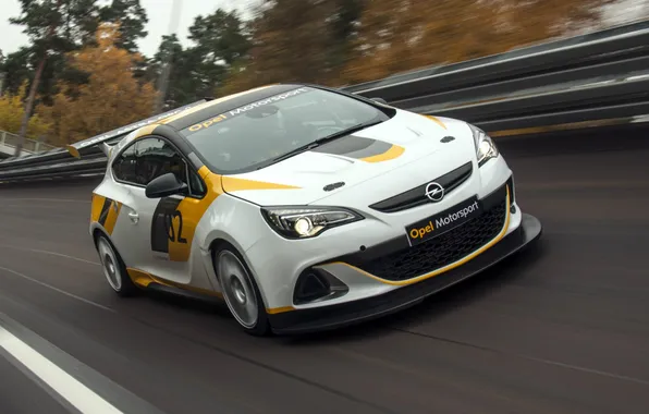 Movement, speed, Opel, Astra, Germany, Racing, Opel, Astra