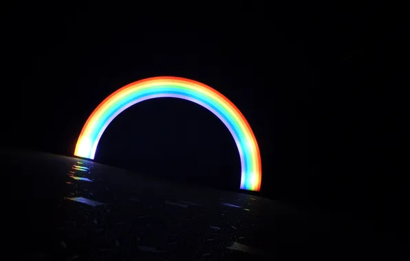Rainbow, rainbow, freezelight, freezelight