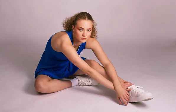 Look, dress, legs, sitting, Erika