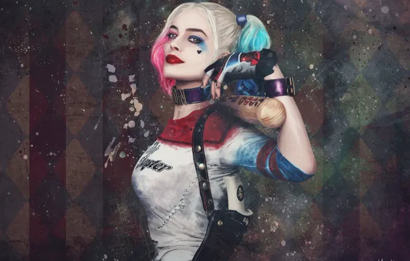 Picture look, the film, makeup, bit, Harley Quinn