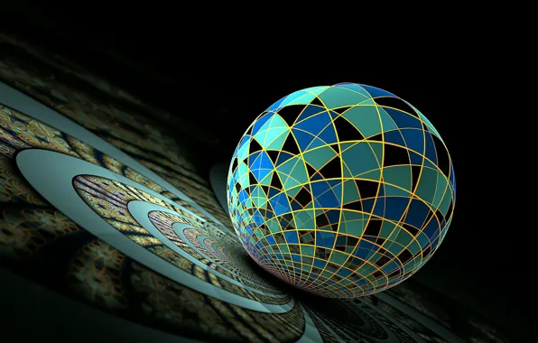 Abstraction, pattern, fractals, fractal, ornament, abstract background