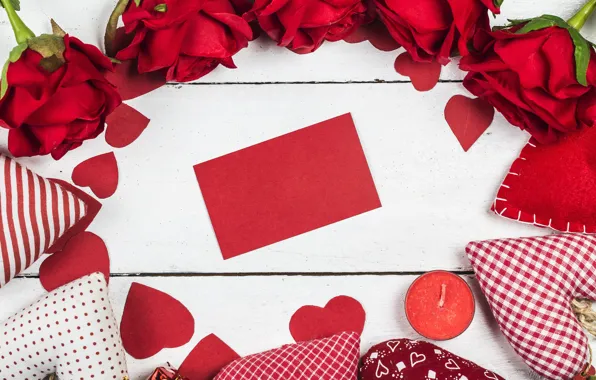 Love, flowers, heart, roses, frame, red, love, romantic
