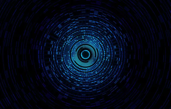 Light, circles, color, the tunnel