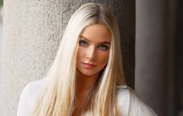 Look, girl, face, model, makeup