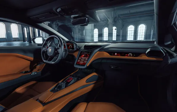 Lamborghini, supercar, supercar, the interior of the car, 2024, Lamborghini Daredevil, Rash