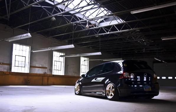 Volkswagen, black, golf, Volkswagen, gti, MK5