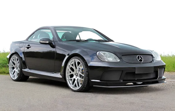 Mercedes-Benz, Design, Black, Lumma, SLK R170