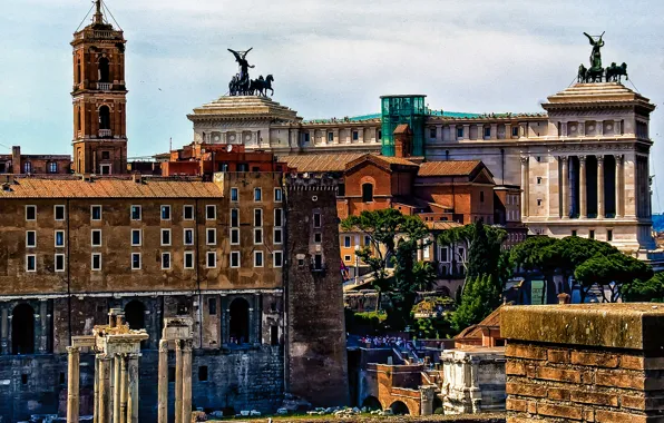 Picture Rome, Italy, forum, The Vittoriano
