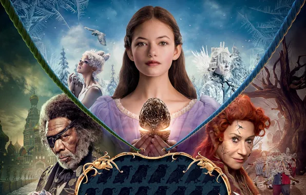 Picture fantasy, poster, Morgan Freeman, Morgan Freeman, Mackenzie Foy, Mackenzie Foy, Helen Mirren, Helen Mirren