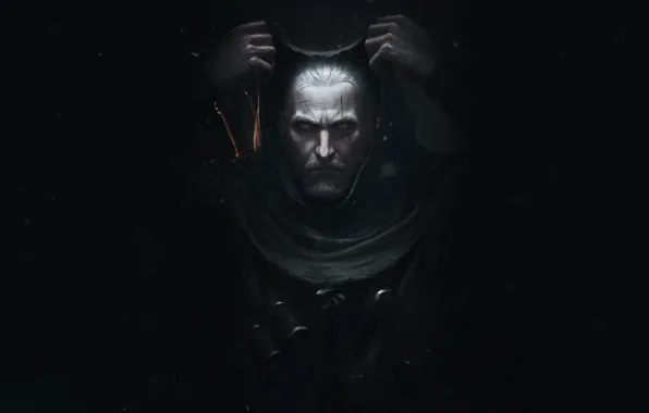 Warrior, Fantasy, Art, The Witcher, Fiction, Geralt, Illustration, Witcher