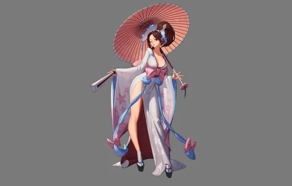 Picture art, asian, mai shiranui, The King of Fighters