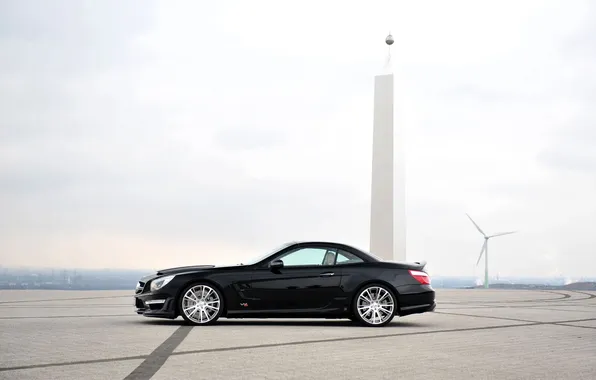 Picture Mercedes-Benz, Black, Tuning, Brabus, AMG, Coupe, SL65, BRABUS