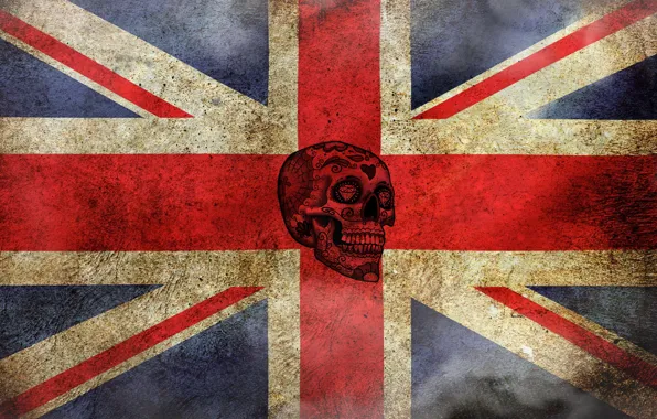Sake, flag, United Kingdom
