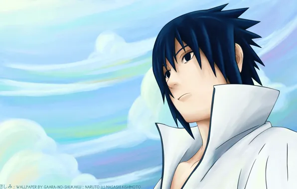 Anime, art, guy, Sasuke, Naruto, Naruto
