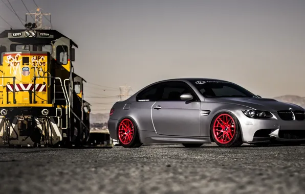 Auto, BMW, Machine, Railroad, America, Moving