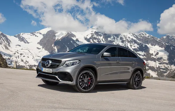 Mountains, coupe, Mercedes-Benz, Mercedes, AMG, Coupe, 4MATIC, 2015
