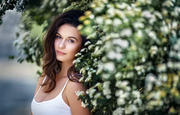 Look, girl, face, model, hair